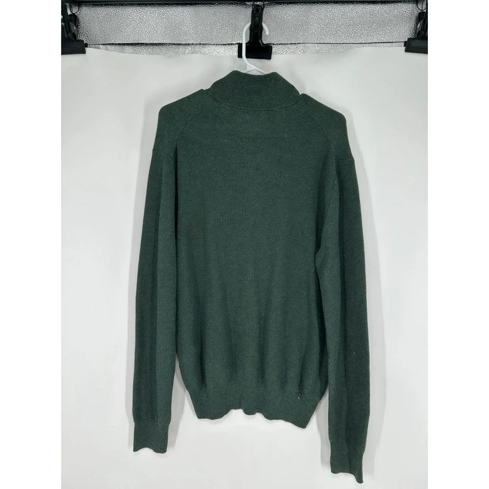 Polo Ralph Lauren‎ Sweater Mens Large 100% Pima Cotton 1/4 Quarter Zip Pullover